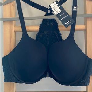 Torrid black front close bra